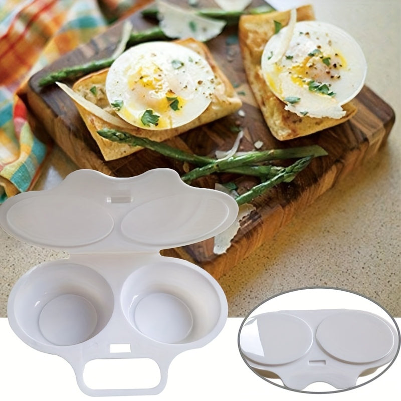Appareil Omelettes Antiadhesif Micro-Ondes 2 Tasses - Cuisson Rapide et Saine, Facile a Nettoyer, 2 Coloris