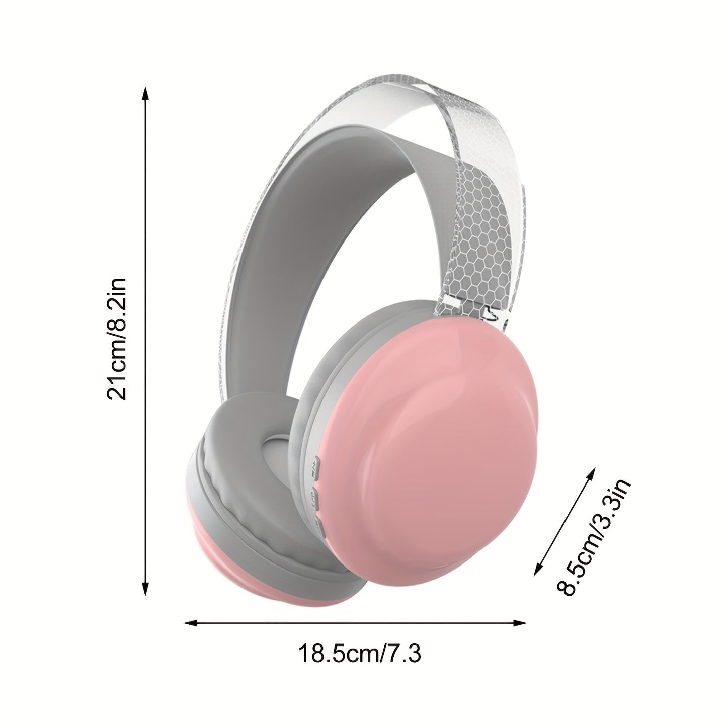 Casque Sans Fil Bluetooth 5.3 – Léger, Micro Intégré, Lumières LED & Batterie 360mAh | 5 Coloris