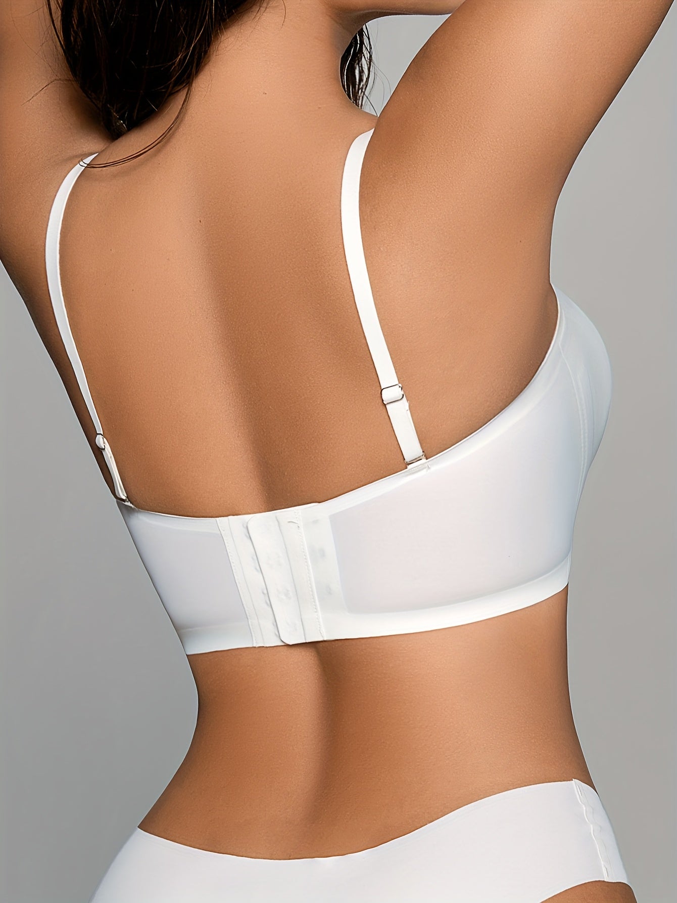 Soutien-Gorge Bustier Sans Armatures Femme - Effet Push-Up, Rembourrage Amovible