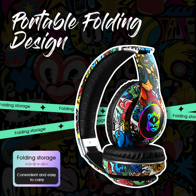Casque Bluetooth Sans Fil Pliable - Gaming E-Sport Stereo USB-C