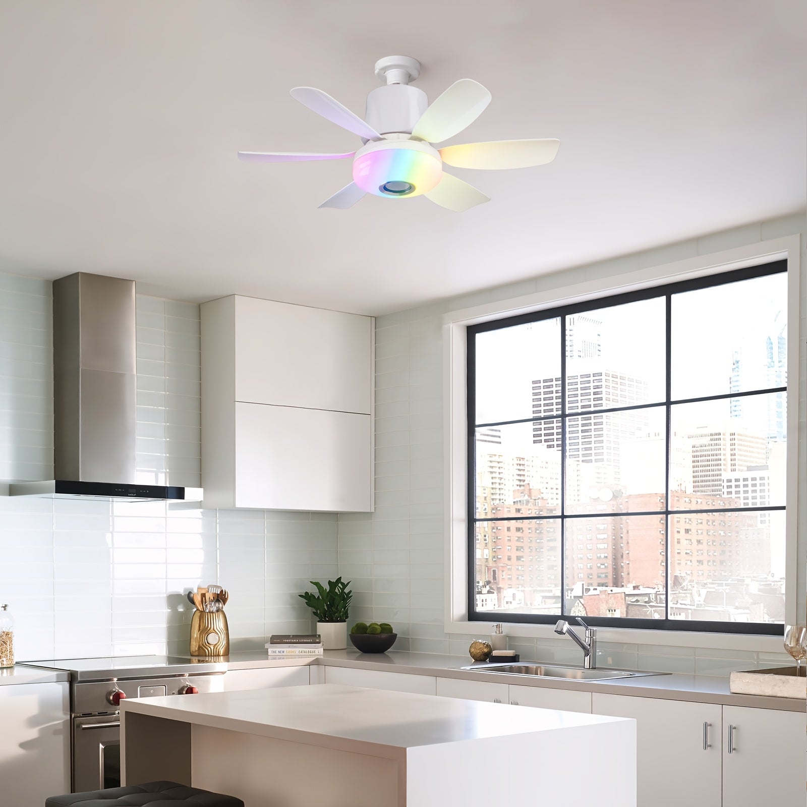 Ventilateur de plafond intelligent 3 en 1 - Topdecheztop.fr