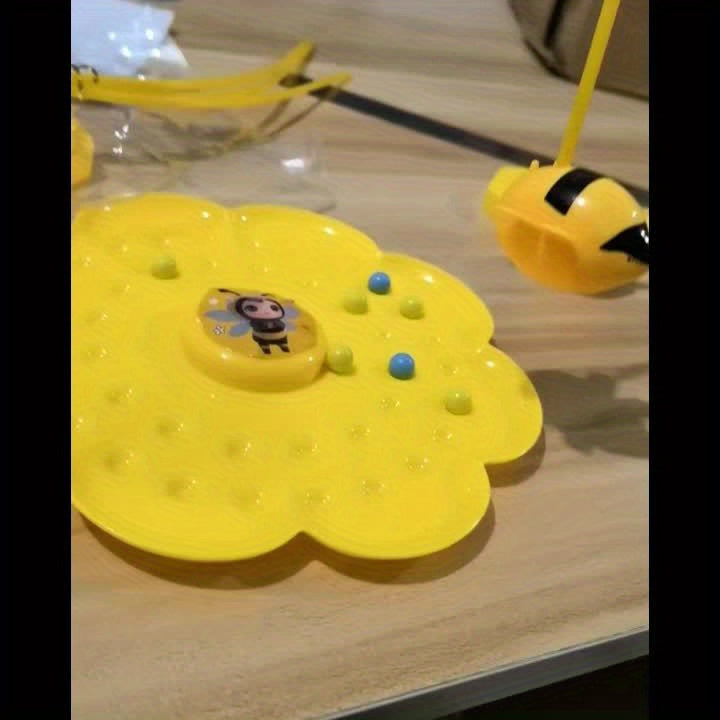 Jeu de Peche Magnetique STEM - 69 Pieces, Plateau Nid d'Abeille, Educatif, des 3 Ans