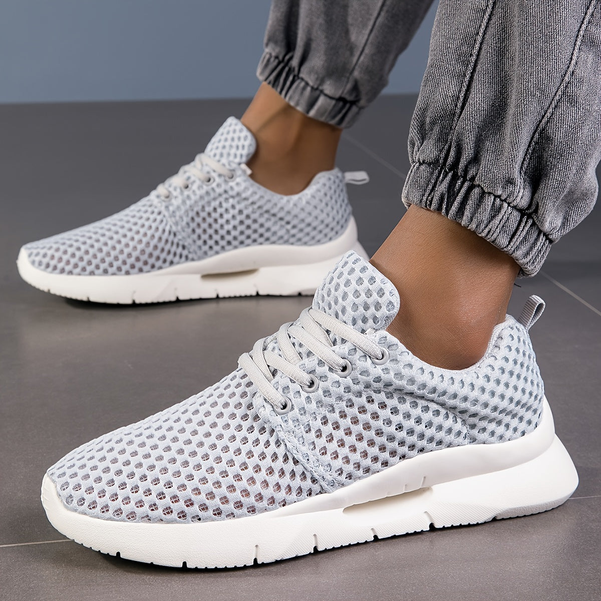 Chaussures de Marche Décontractées Unisexes – Semelle EVA, Lacets, Printemps/Été 👟☀️