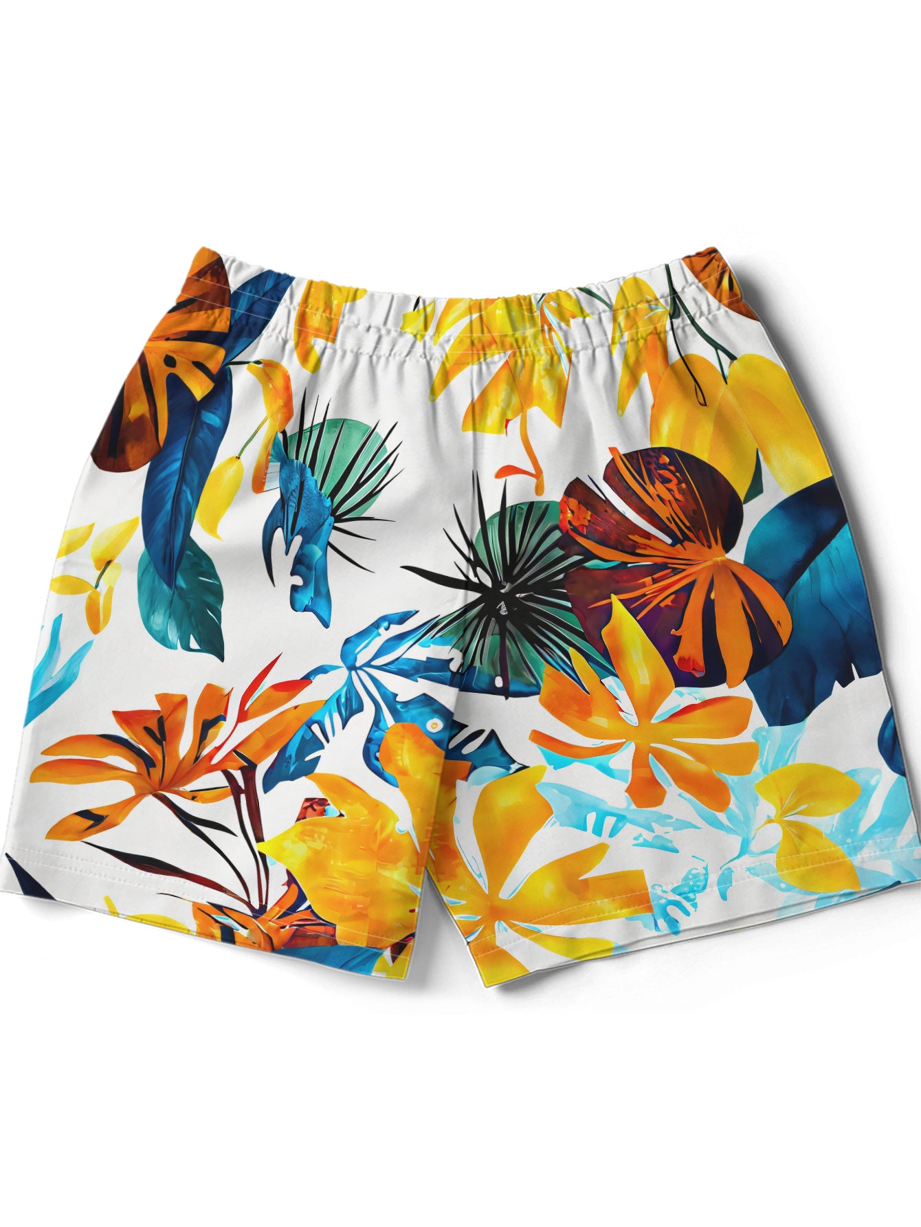 Short hawaïen homme motif géométrique - Style décontracté plage été