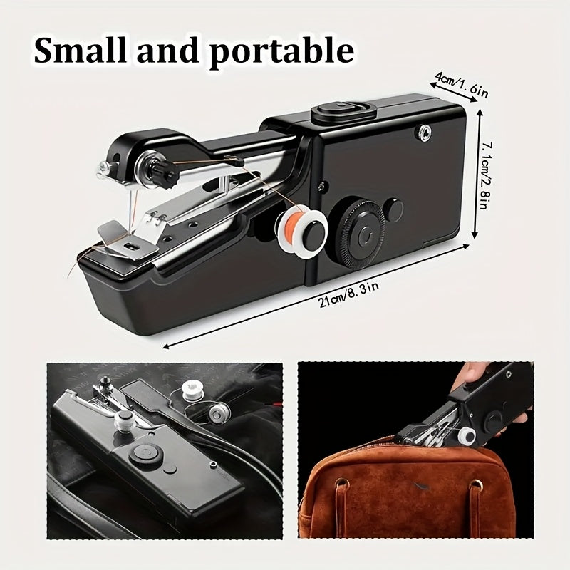 Machine a Coudre Portable Sans Fil - Electrique, Compacte, Tous Tissus