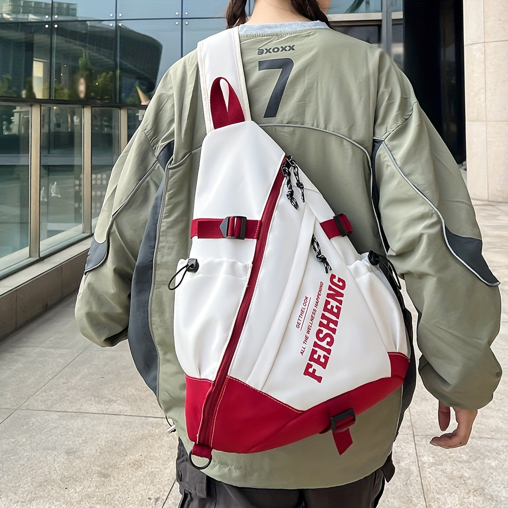 Sac Bandoulière Homme Grande Capacité – Nylon, Bandoulière Réglable 1,2m, 4 Coloris