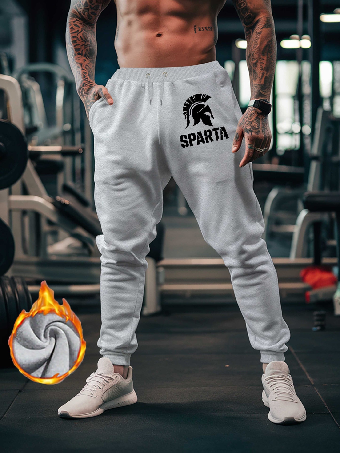 Pantalon Graphique Sparta Soccer Club Homme – 100% Polyester, 12 Coloris, S à XXL