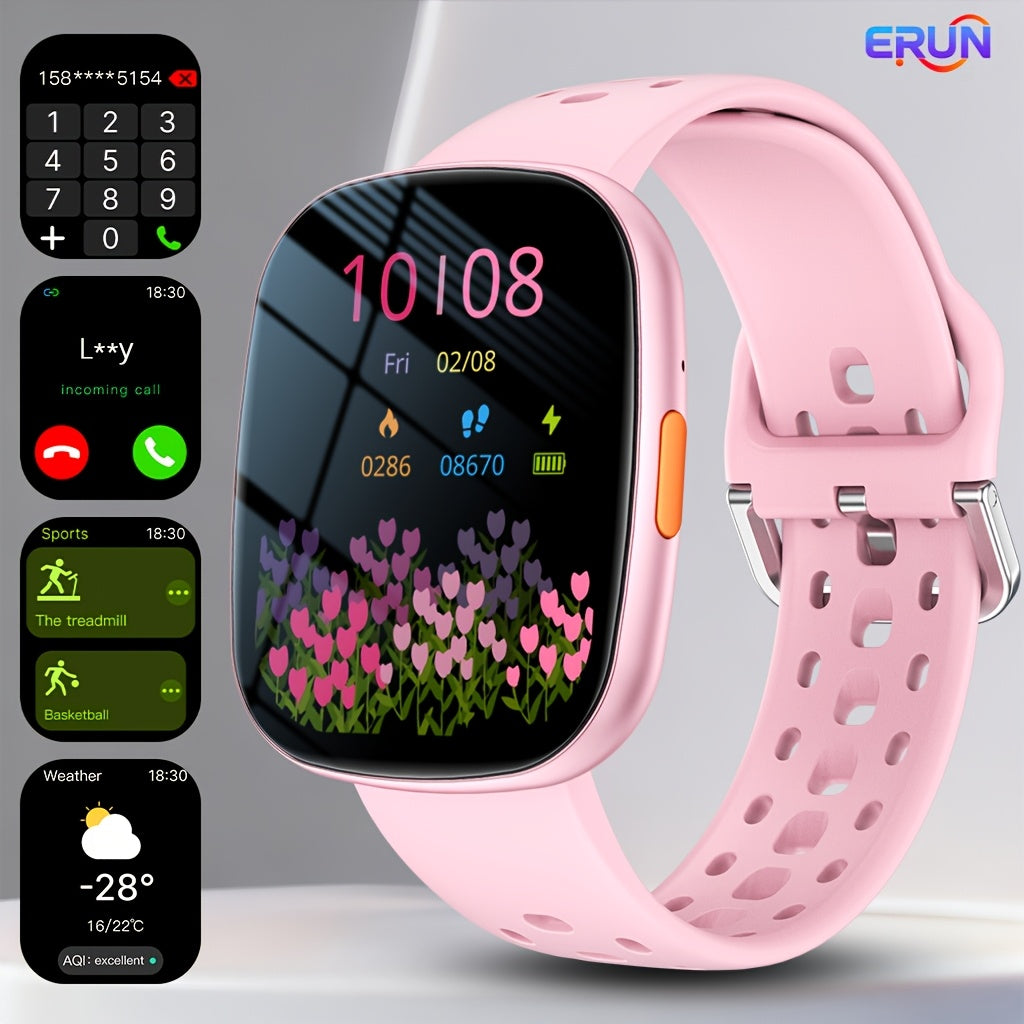 Montre Connectee Sport Ados Adultes Ecran IPS 1.83 Pouces - Appels Sans Fil, Meteo, Musique, Modes Sportifs, Bluetooth 5.0, 4 Coloris
