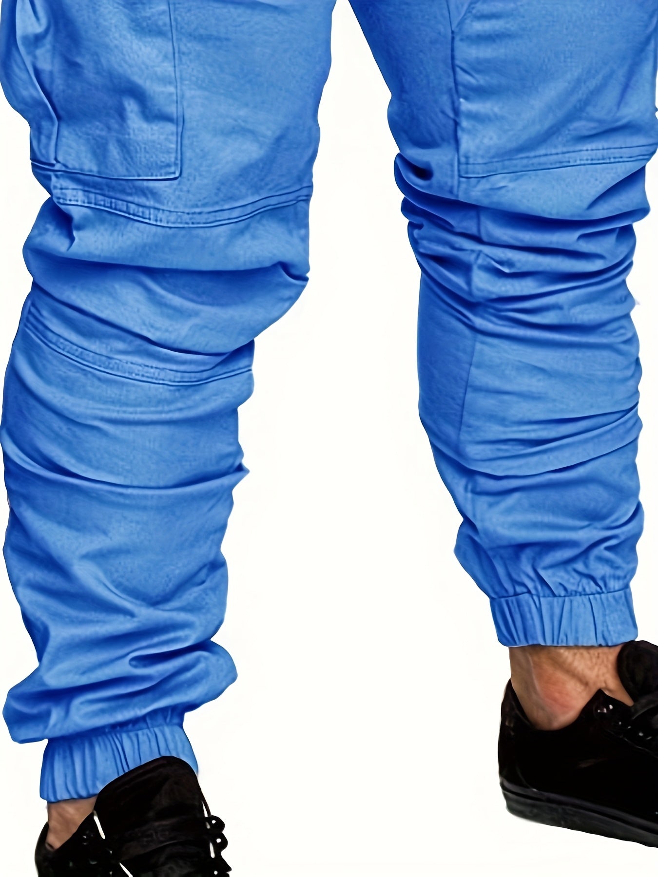 Pantalon Cargo Homme Multi-Poches – 95% Coton, Coupe Régulière, 7 Coloris, S à XXL