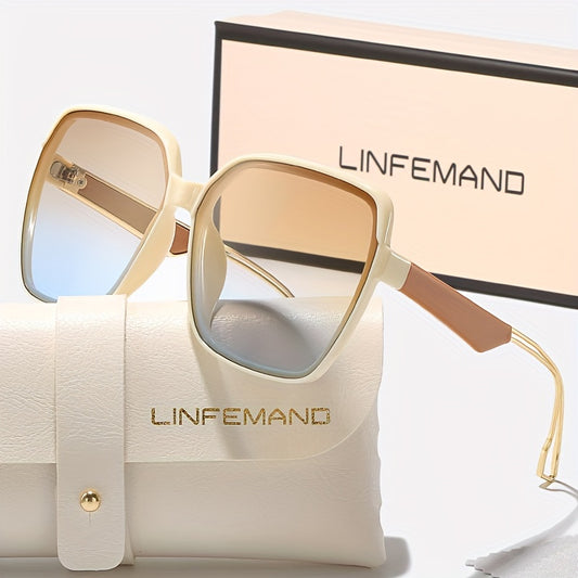 Lunettes polygonales surdimensionnées tendance pour femmes - Topdecheztop.fr