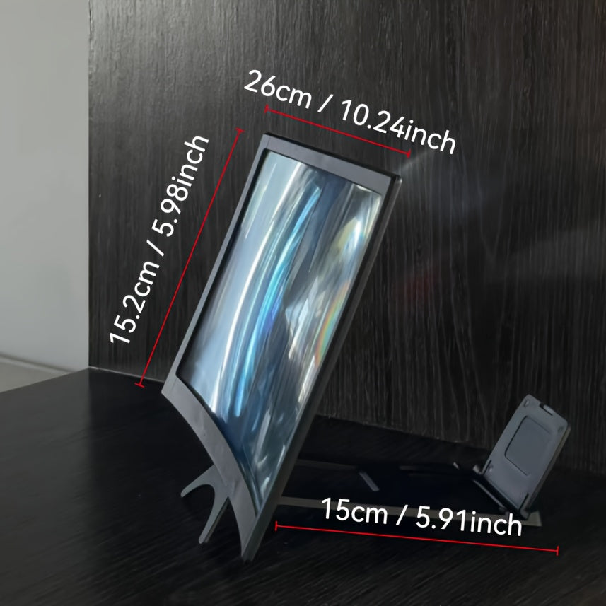 Loupe Ecran Smartphone Acrylique HD Pliable - Protection Lumiere Bleue, Antireflet, Compatible Smartphones et Tablettes