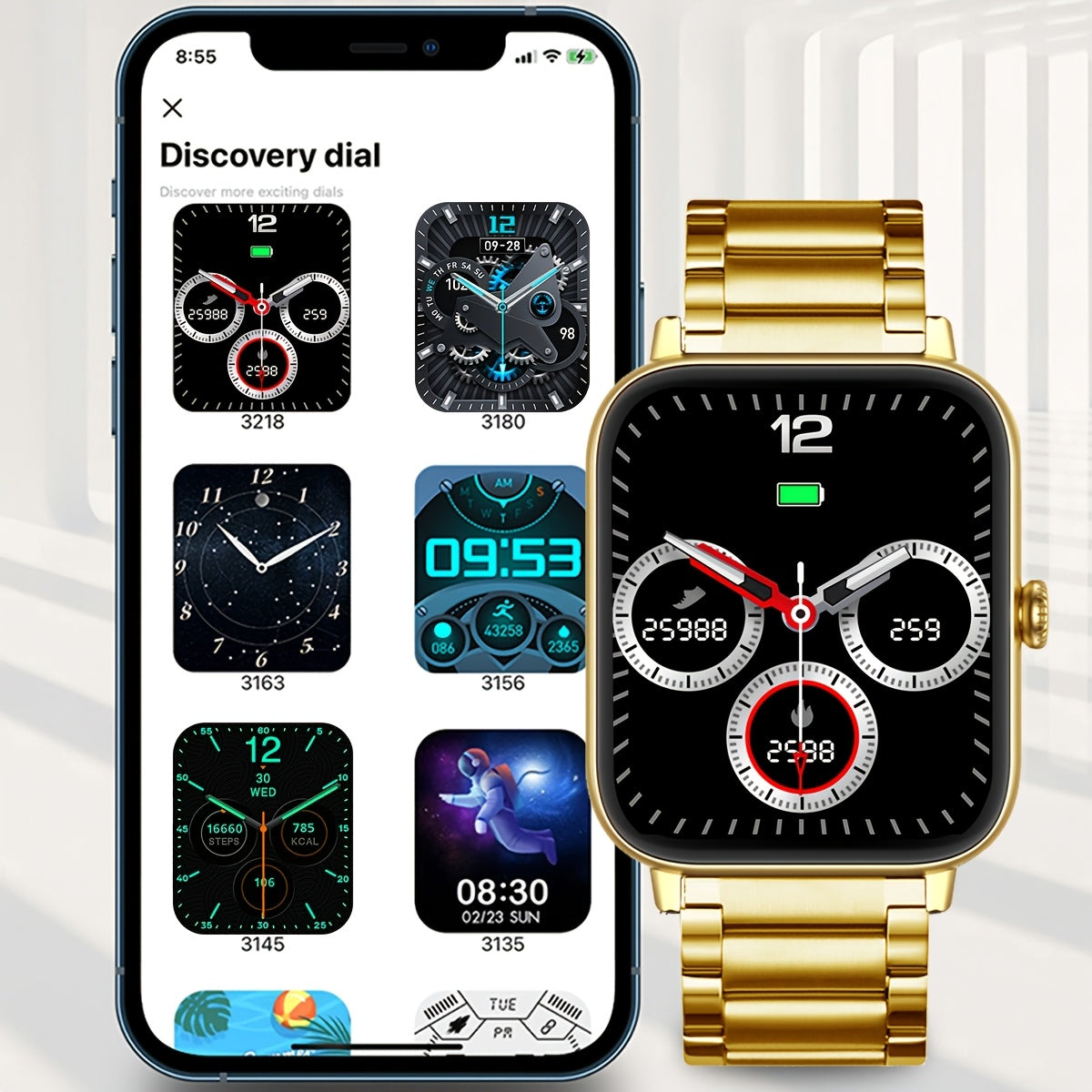 Montre Connectée 1,83” – Appels, Style &  Liberté ⌚🔥