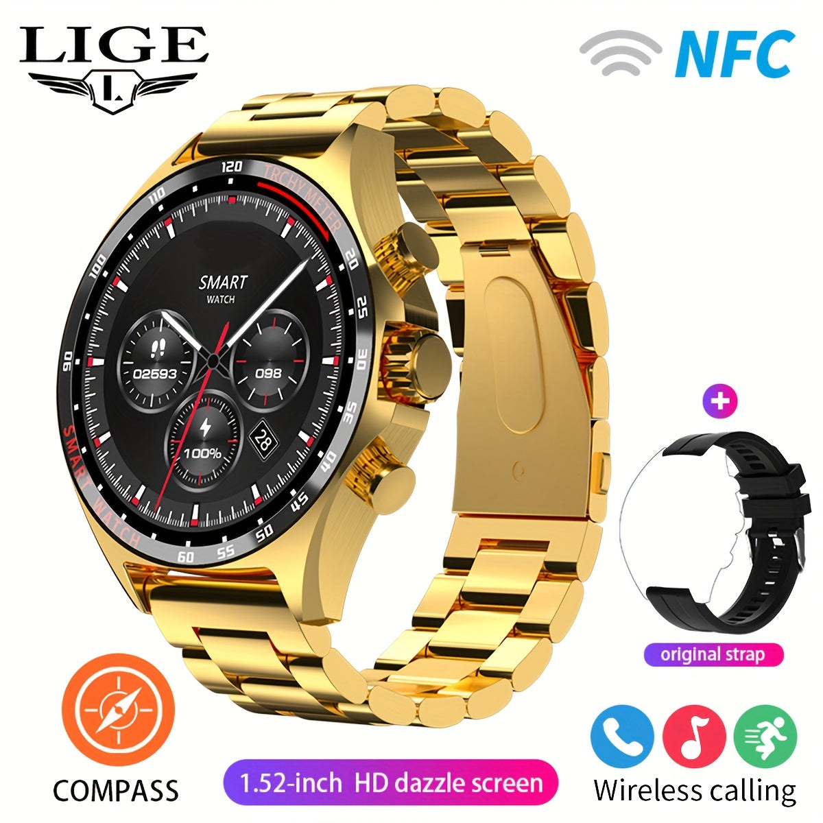 Montre intelligente pour hommes - Topdecheztop.fr