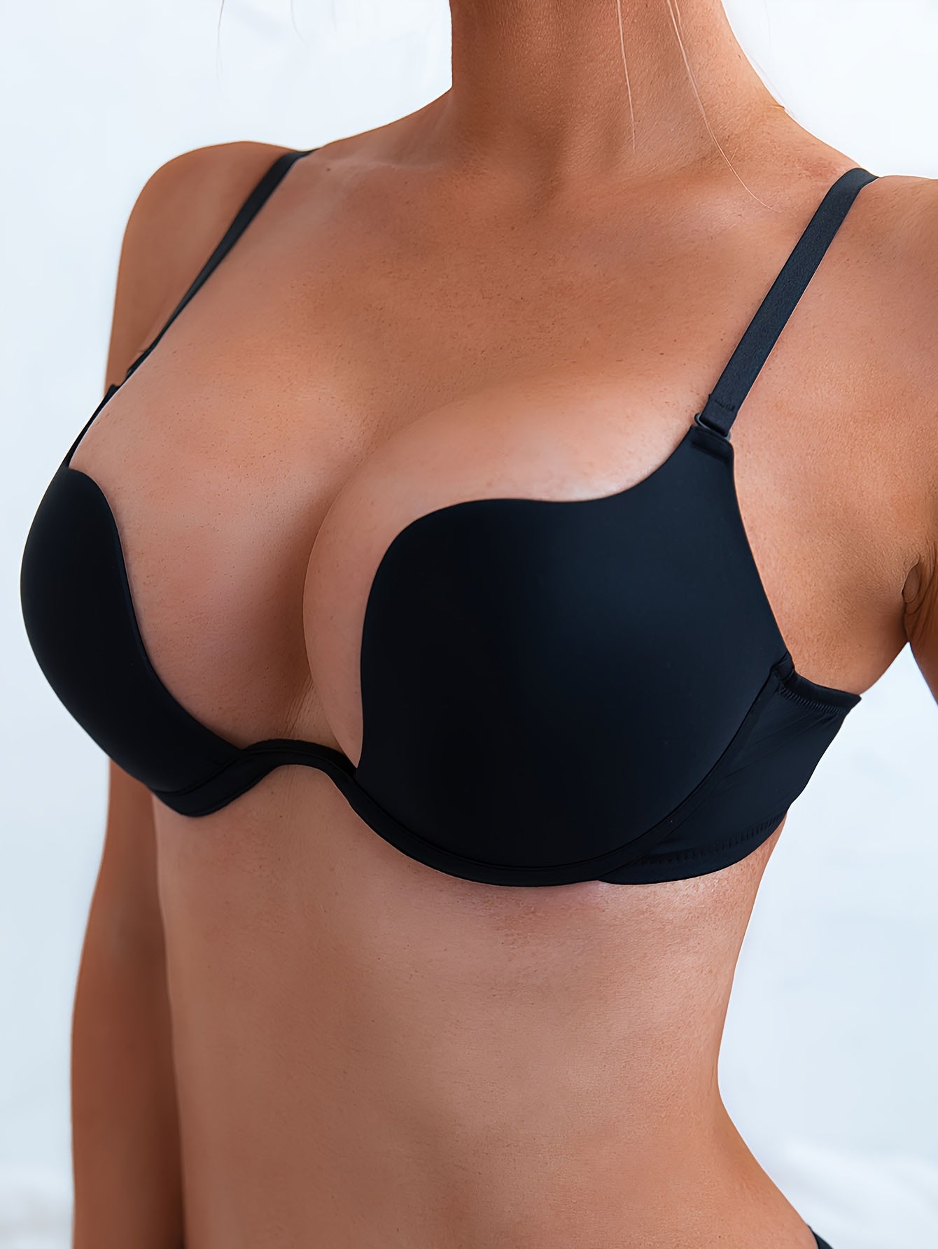 Soutien-Gorge a Armatures Femme - Bretelles Croisees, Maintien Eleve, Confort Invisible
