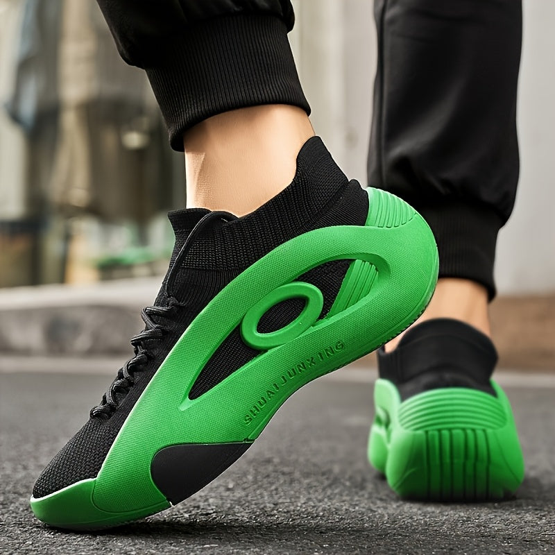 Baskets Basses Legeres Respirantes Homme - Slip-On, Bout Rond, Decontracte, Toute Saison