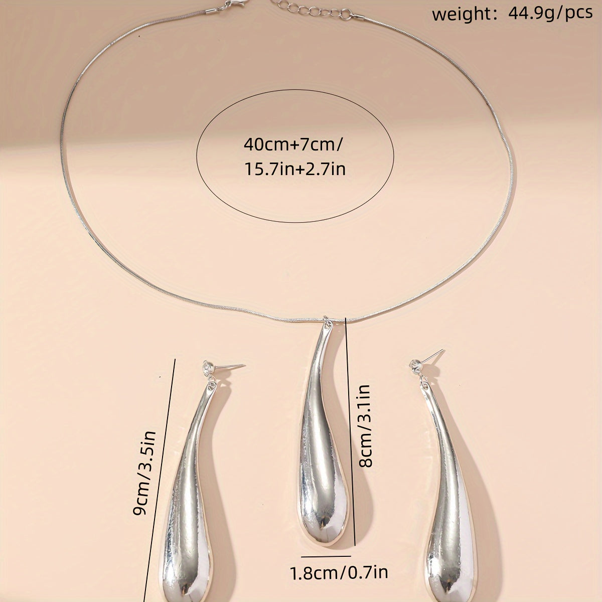 Ensemble collier et boucles d'oreilles - Topdecheztop.fr