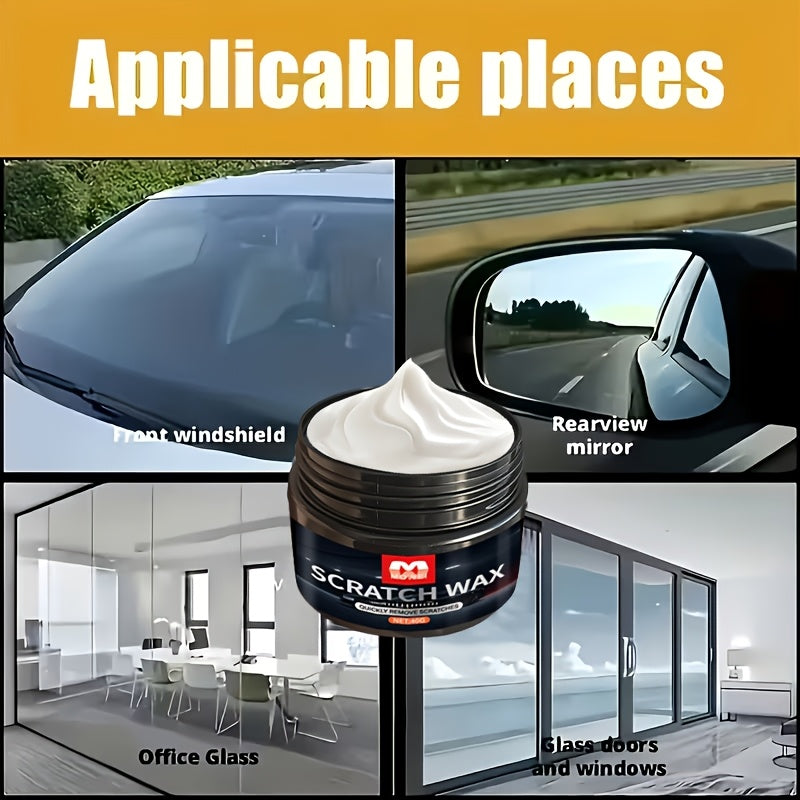 Pâte de réparation verre multifonction 40g - Rayures, jaunissement, clarté 99%