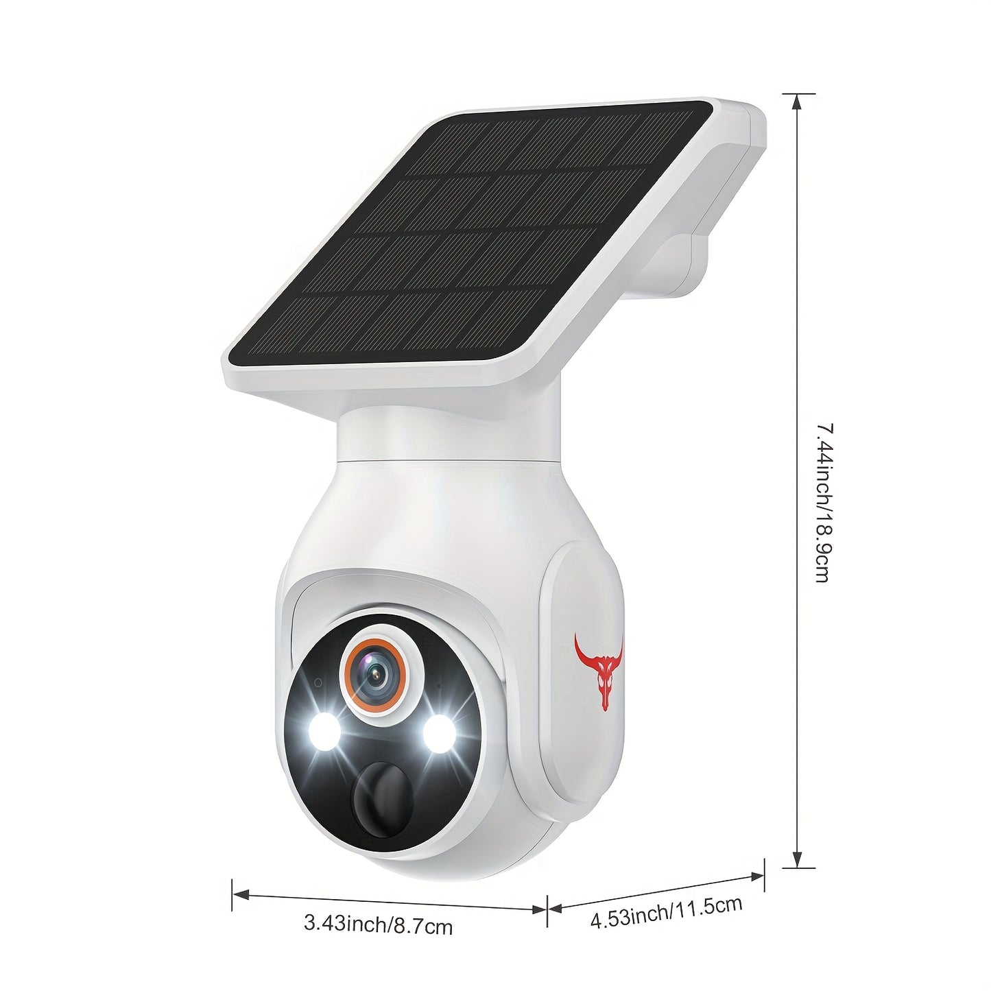 Caméra de sécurité extérieure solaire WiFi 1080p