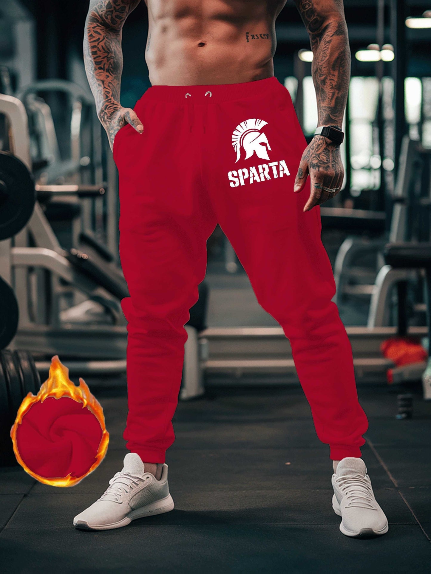 Pantalon Graphique Sparta Soccer Club Homme – 100% Polyester, 12 Coloris, S à XXL