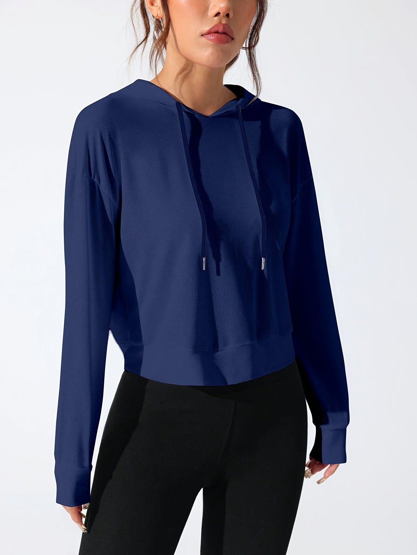 Sweat à capuche  à manches longues pour femme - Topdecheztop.fr