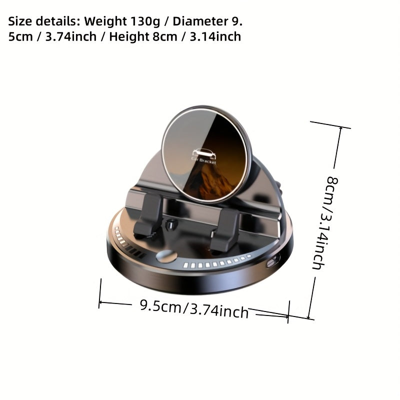 Support Voiture Charge Sans Fil 15W – Fixation Robuste, Compatible Qi, ABS