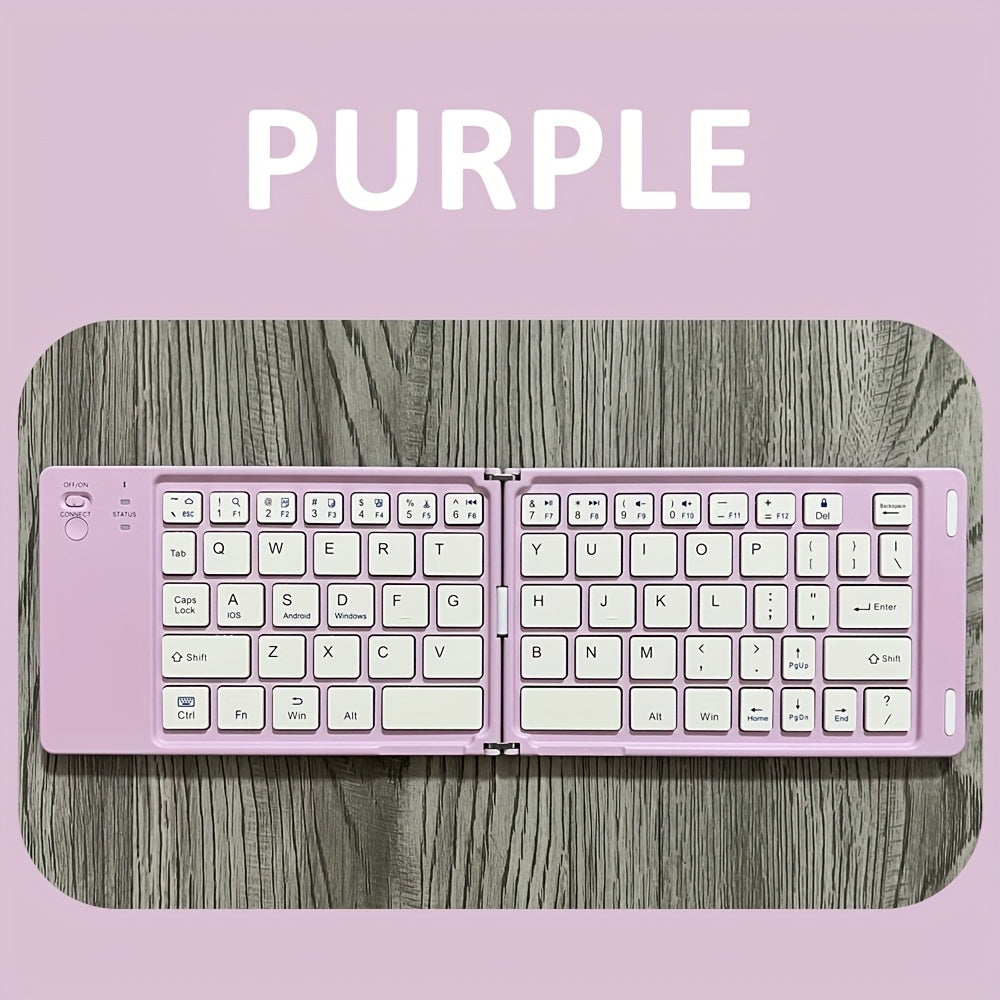 Clavier Pliable Sans Fil Bluetooth Rechargeable USB-C - Compatible iOS Android Windows