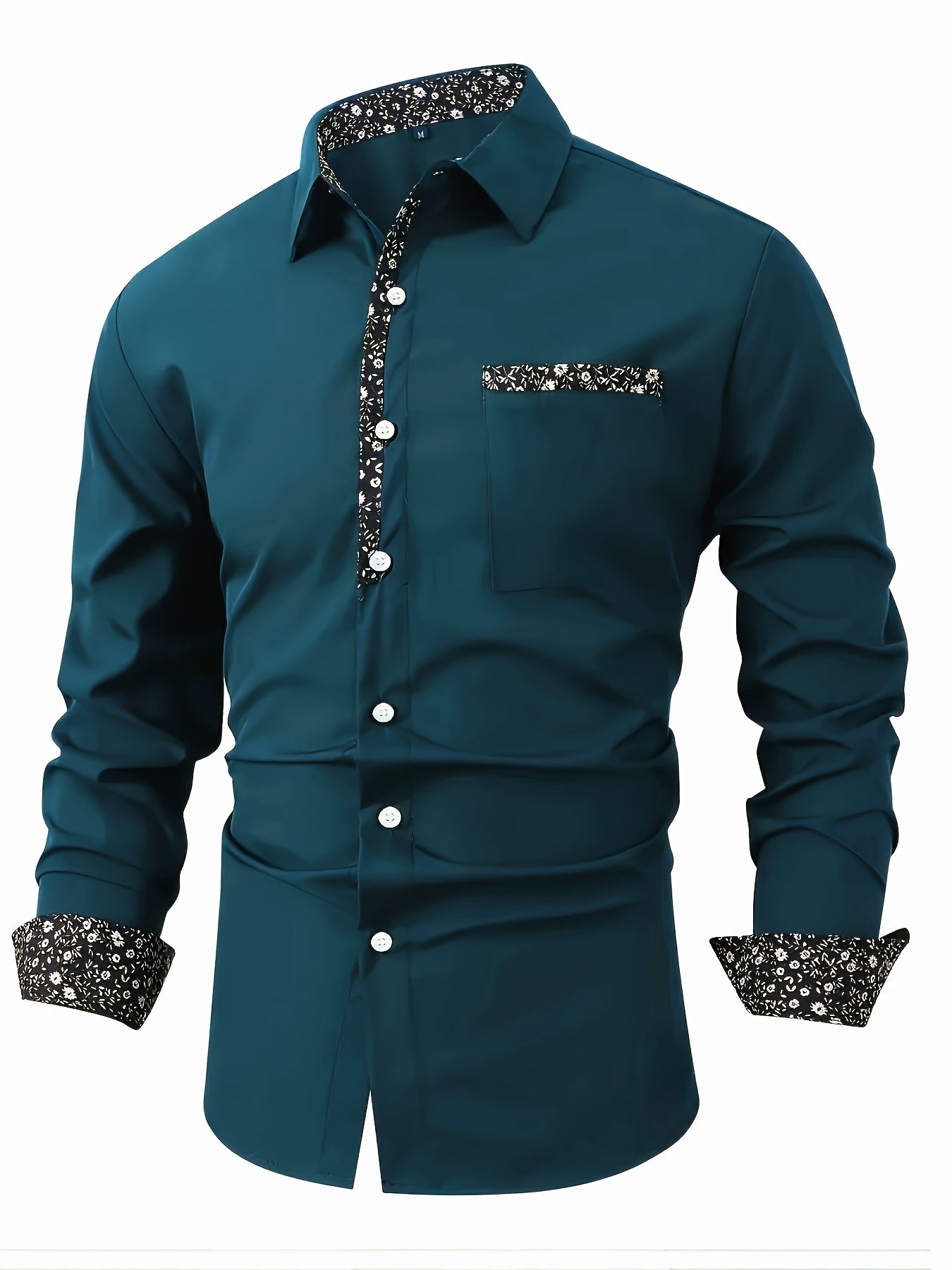Chemise décontractée à manches longues pour homme - Topdecheztop.fr