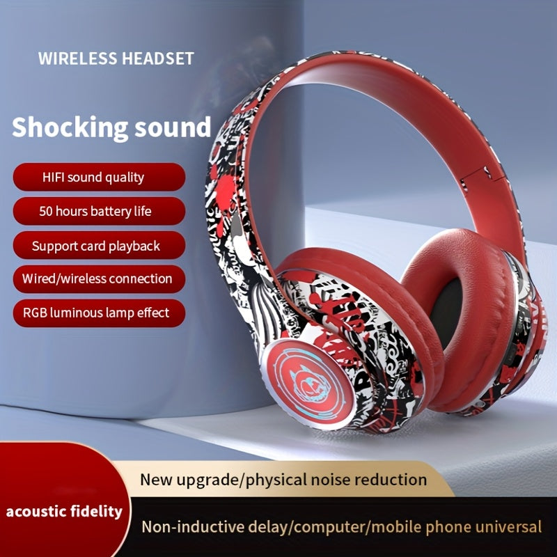 Écouteurs Sans Fil Bluetooth – Coussinets Mousse Ultra-Confortables, Batterie 200mAh & Charge USB-C | Noir, Blanc, Rouge