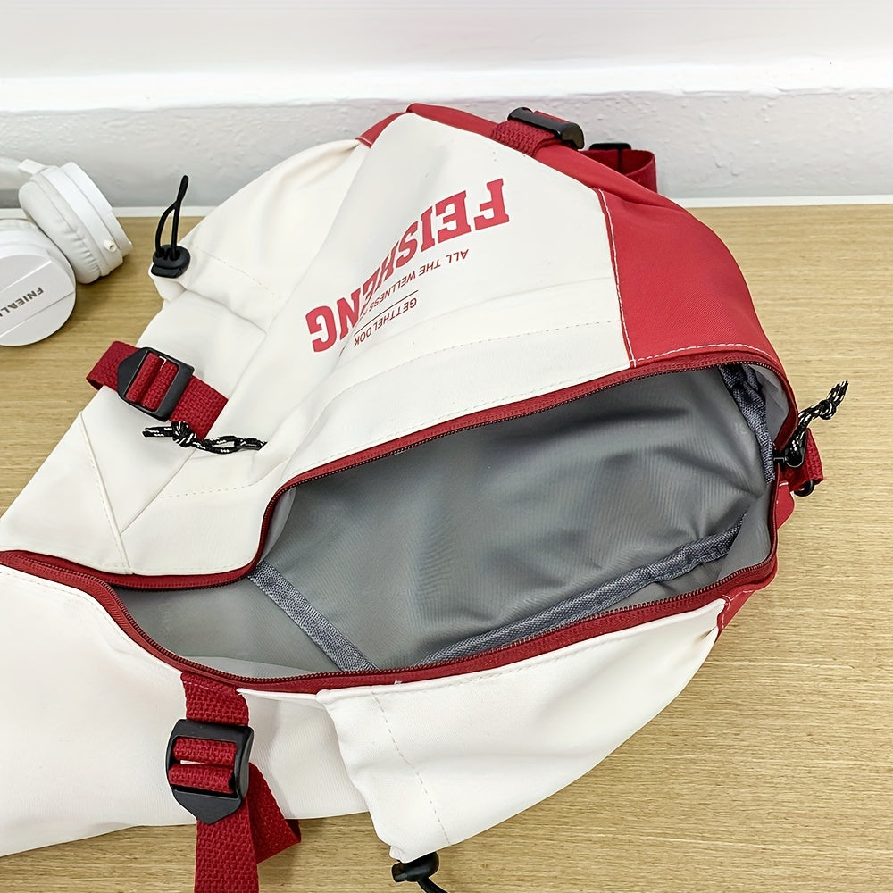 Sac Bandoulière Homme Grande Capacité – Nylon, Bandoulière Réglable 1,2m, 4 Coloris