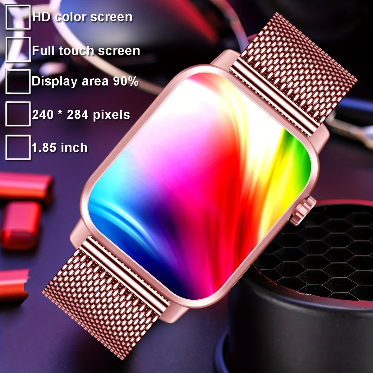 Montre intelligente COIUSOR avec lampe de poche LED intégrée - Topdecheztop.fr