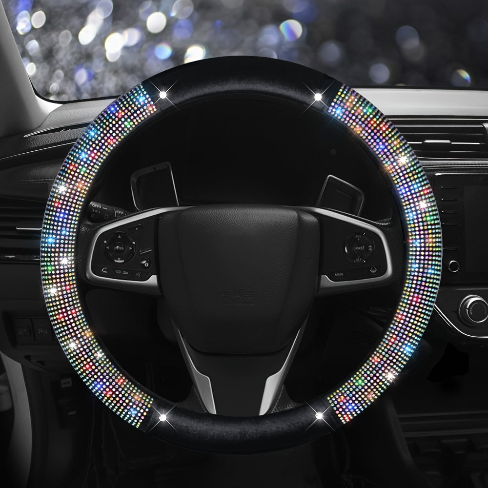 Housse de Volant Ornee de Diamants - Luxe & Confort Universel