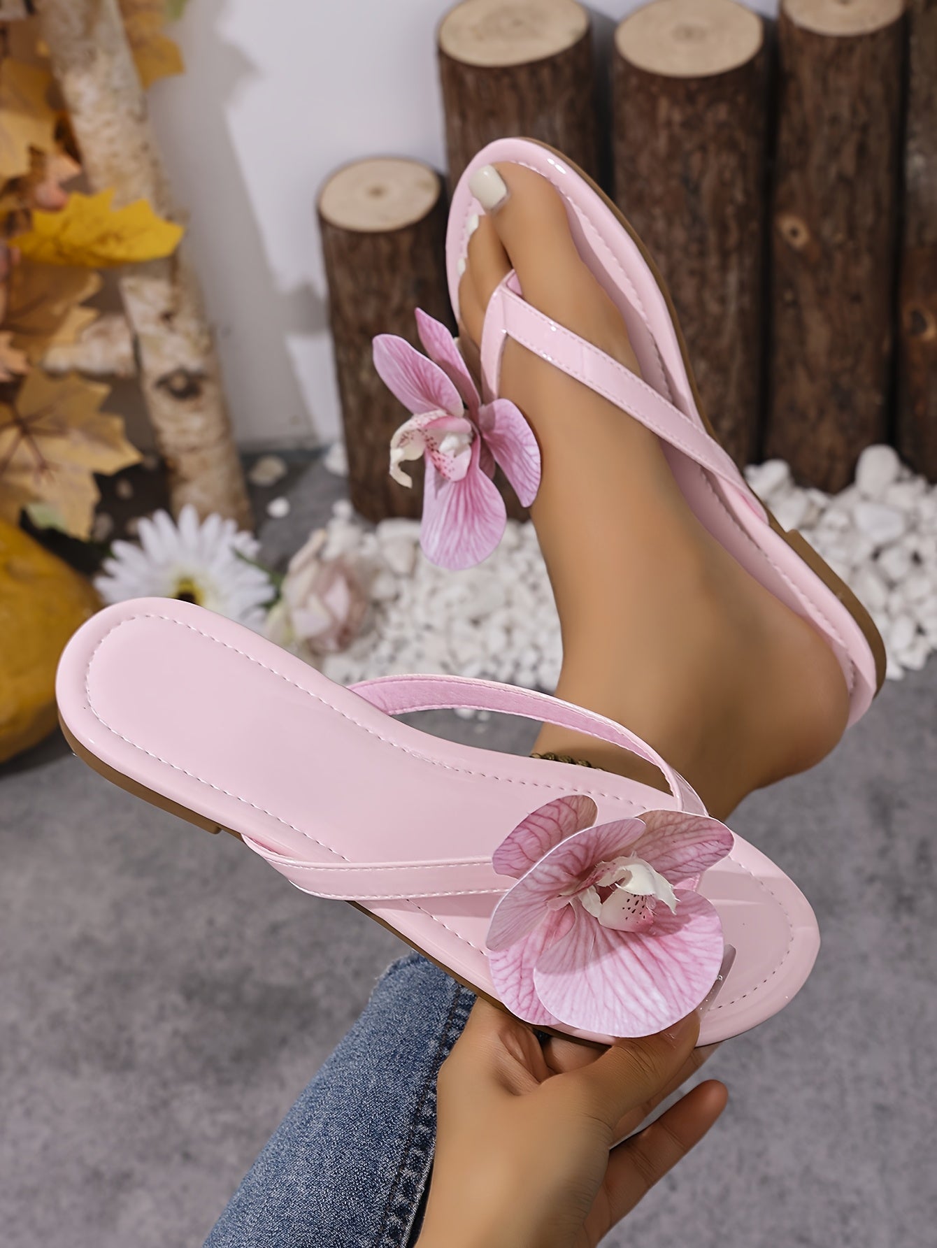 Sandales Femme Ete Talon Plat - A Enfiler, Bretelles Dos, Semelle TPR, Style Decontracte, 3 Coloris, EU 36 au EU 43