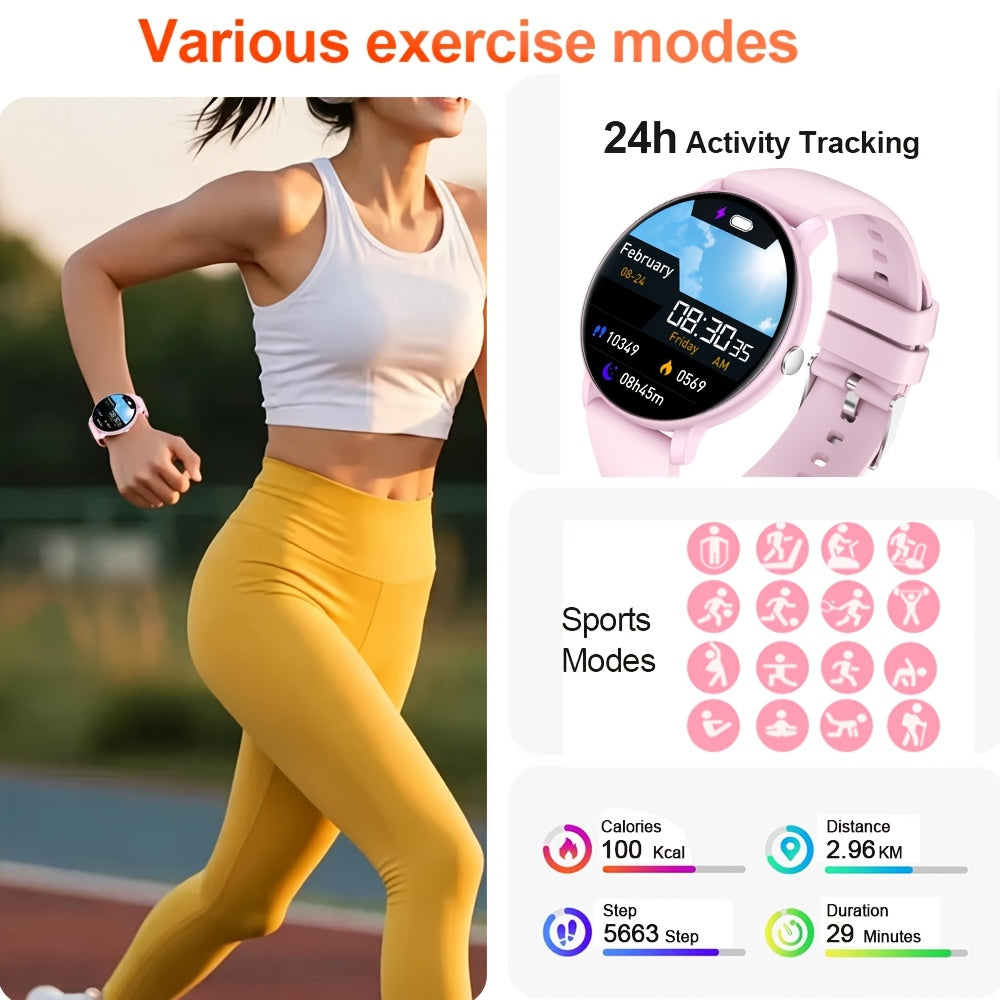 Montre Connectée Écran Tactile – Appels, Suivi Santé, Modes Sport | iPhone & Android