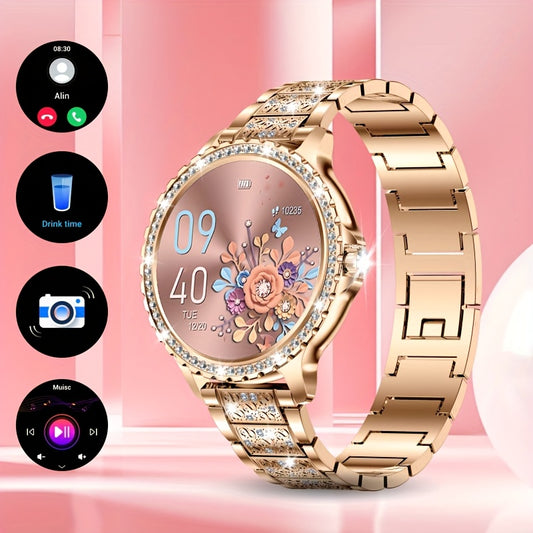 Montre Connectée LIGE Femme – Écran 1,32”, Appels Sans Fil & Étanche IP67