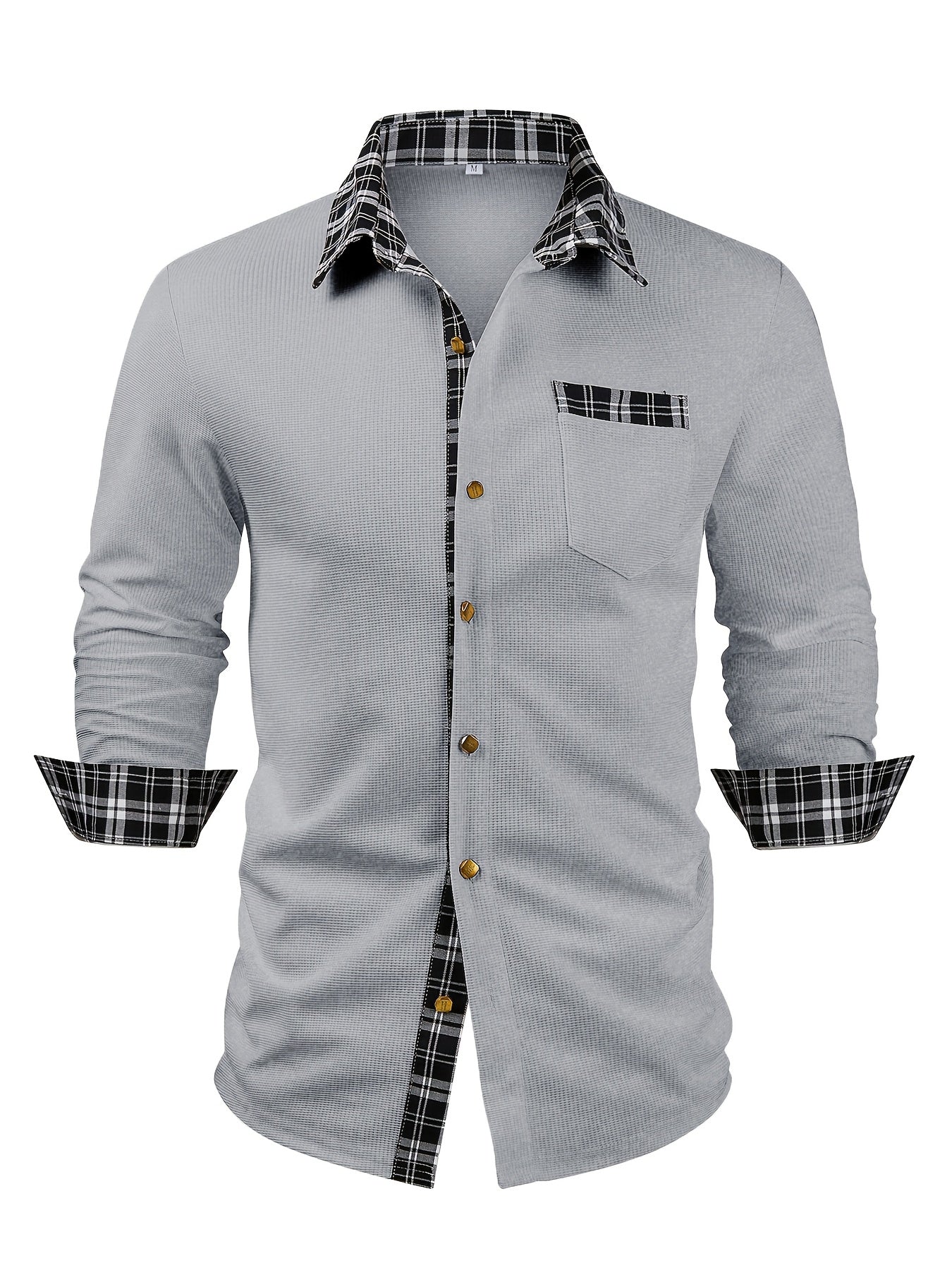 Chemise décontractée à manches longues pour homme - Topdecheztop.fr