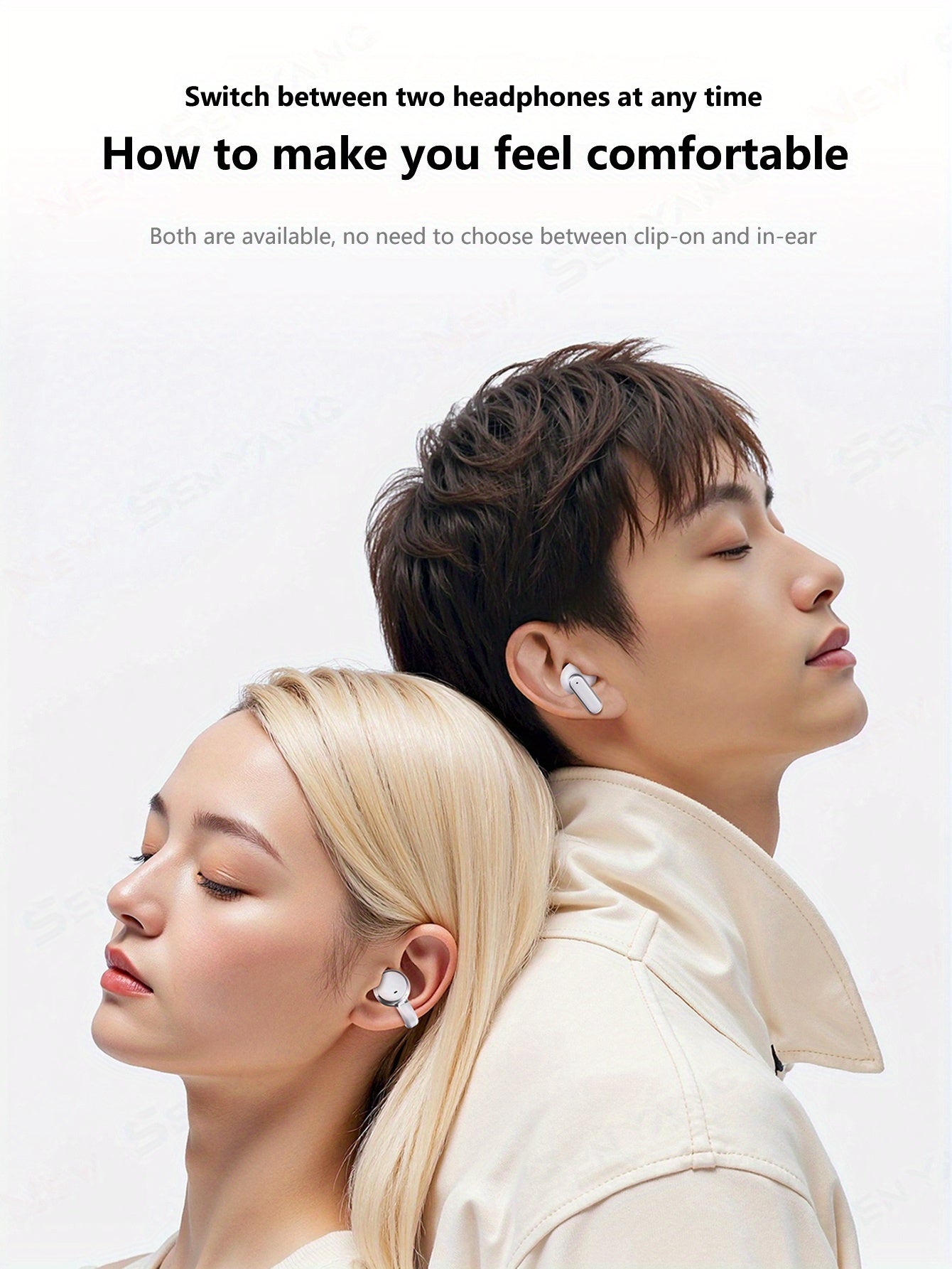Ecouteurs TWS Sans Fil Senyang 2026 - Hi-Fi, ENC, Clip & Intra-Auriculaire