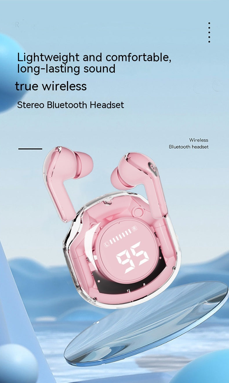Casque Bluetooth sans fil avec batterie ultra longue durée et grand écran numérique - Topdecheztop.fr