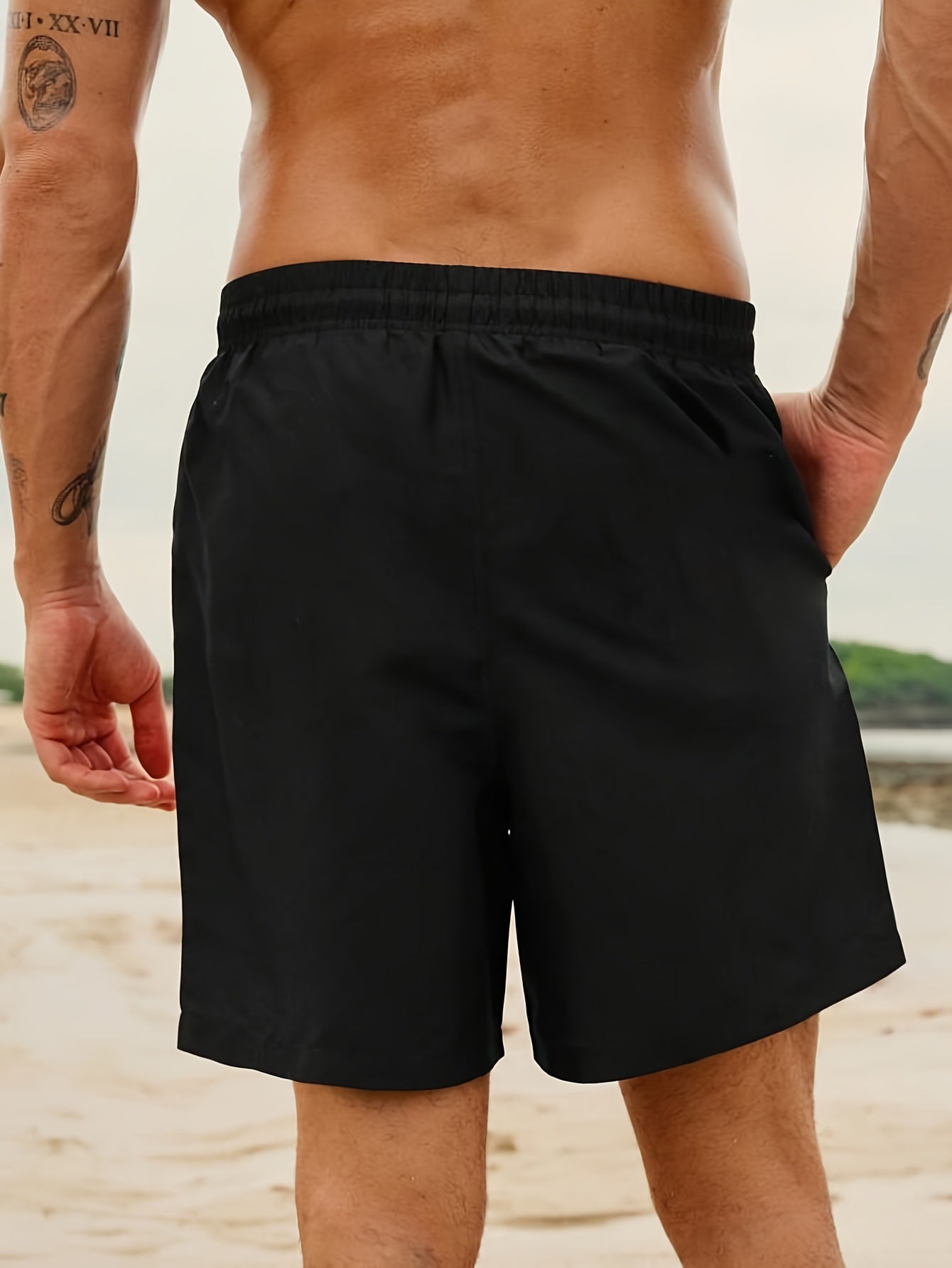Short de Plage Homme Imprime Floral 3D - Coupe Standard, Tissu Leger, Style Decontracte, FR S au XXL