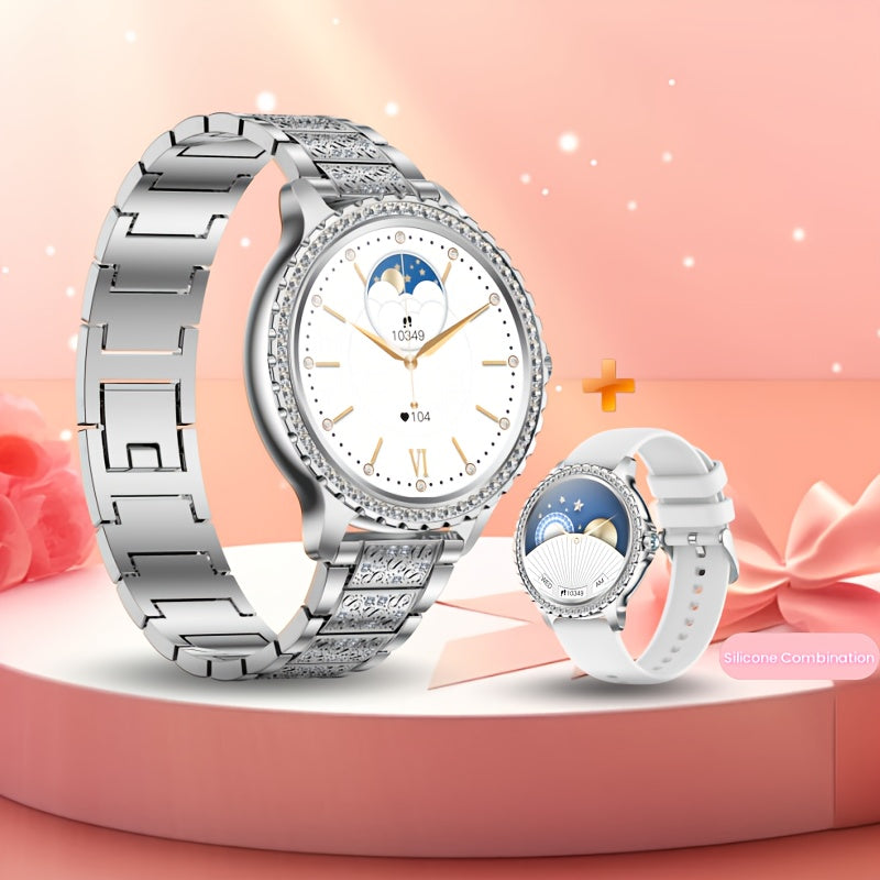 Montre Connectée LIGE Femme – Écran 1,32”, Appels Sans Fil & Étanche IP67
