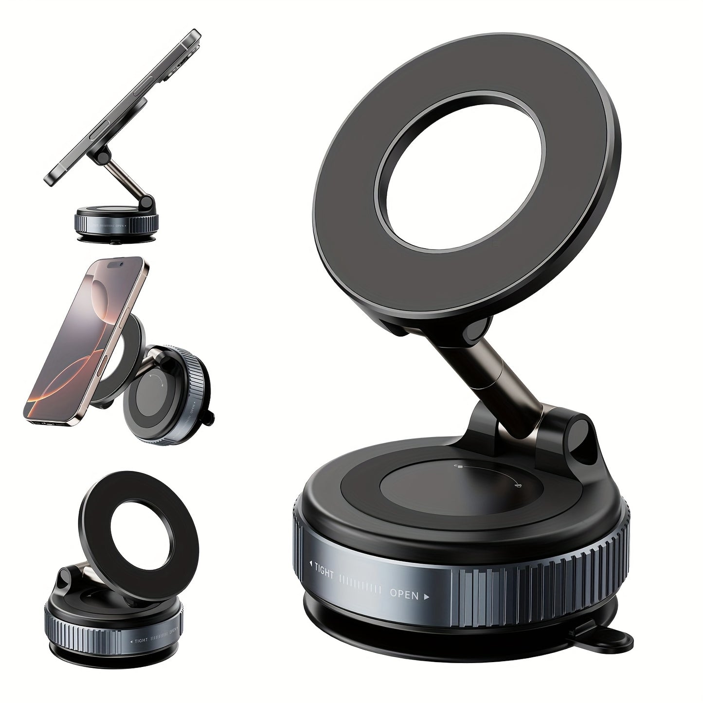 Support Telephone Magnetique Pliable pour Voiture