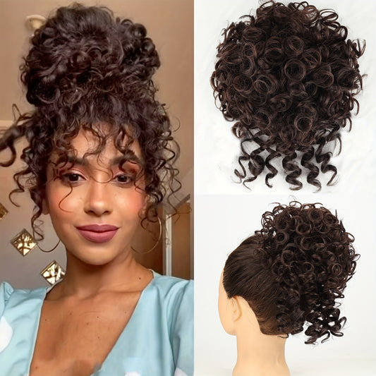 Chignon court et décoiffé de 25,4 cm - Topdecheztop.fr