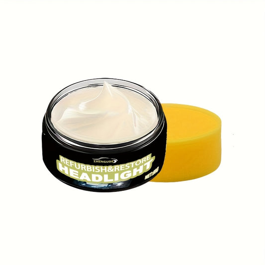 Crème restauration phares voiture 50g - Anti-oxydation, jaunissement & rayures