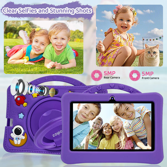 Tablette Enfant 7 Pouces Bluetooth GPS Ecran IPS - Stylet Inclus Autonomie 5-7h