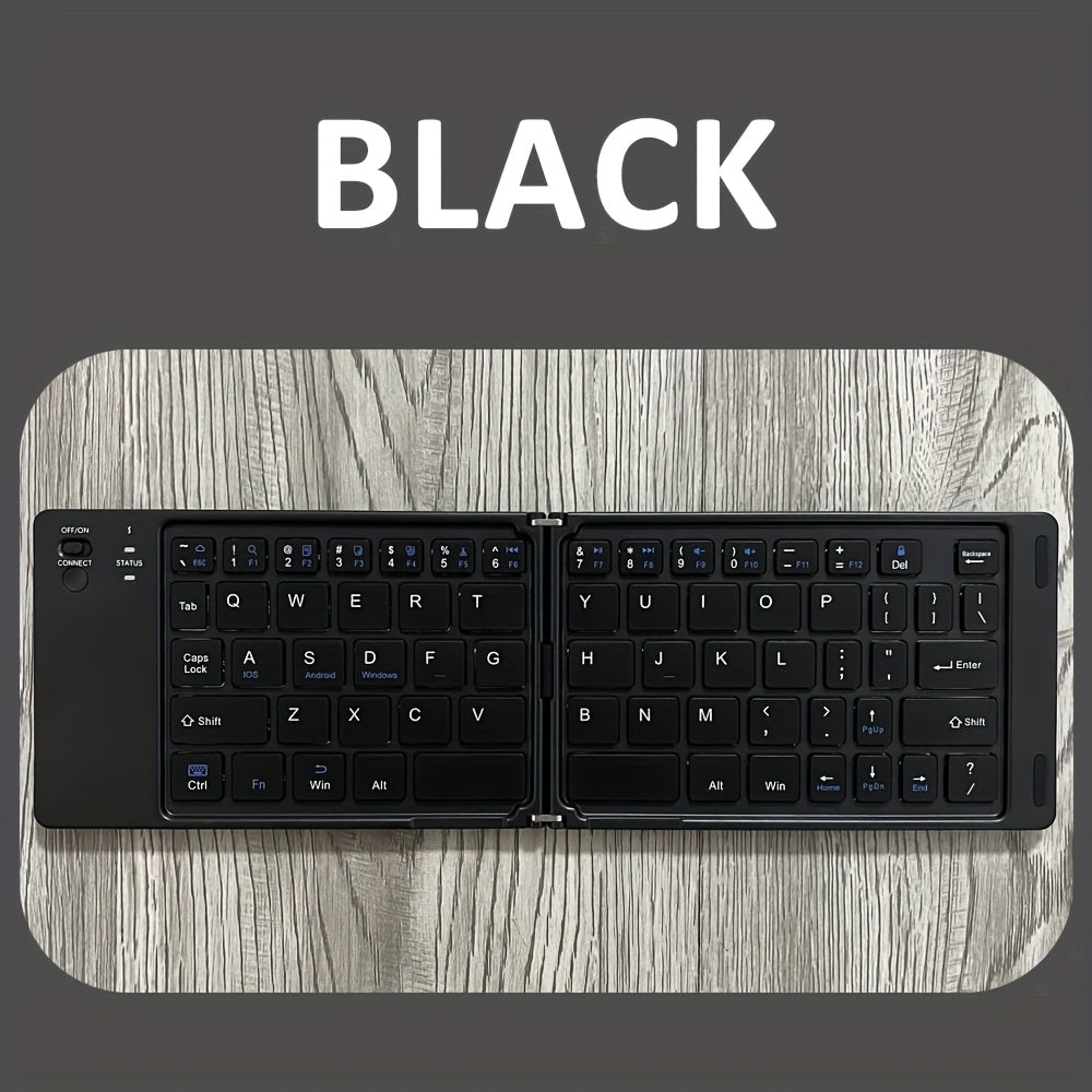 Clavier Pliable Sans Fil Bluetooth Rechargeable USB-C - Compatible iOS Android Windows