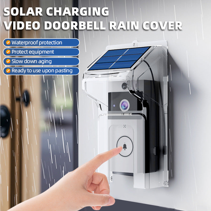 Sonnette video sans fil HD avec protection anti-pluie - Interphone visuel couleur, 38 sonneries