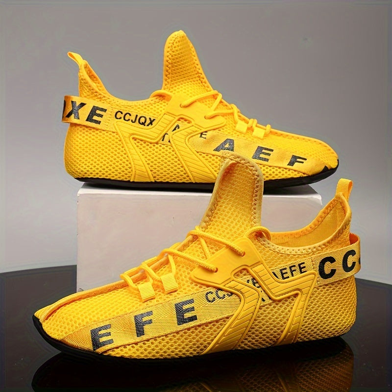 Chaussures de Marche Legeres en Maille - Unisexe, Semelle Caoutchouc, 4 Coloris