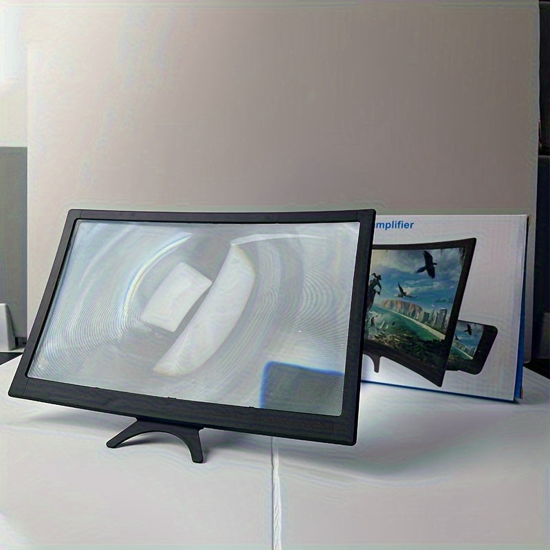 Loupe Ecran Smartphone Acrylique HD Pliable - Protection Lumiere Bleue, Antireflet, Compatible Smartphones et Tablettes