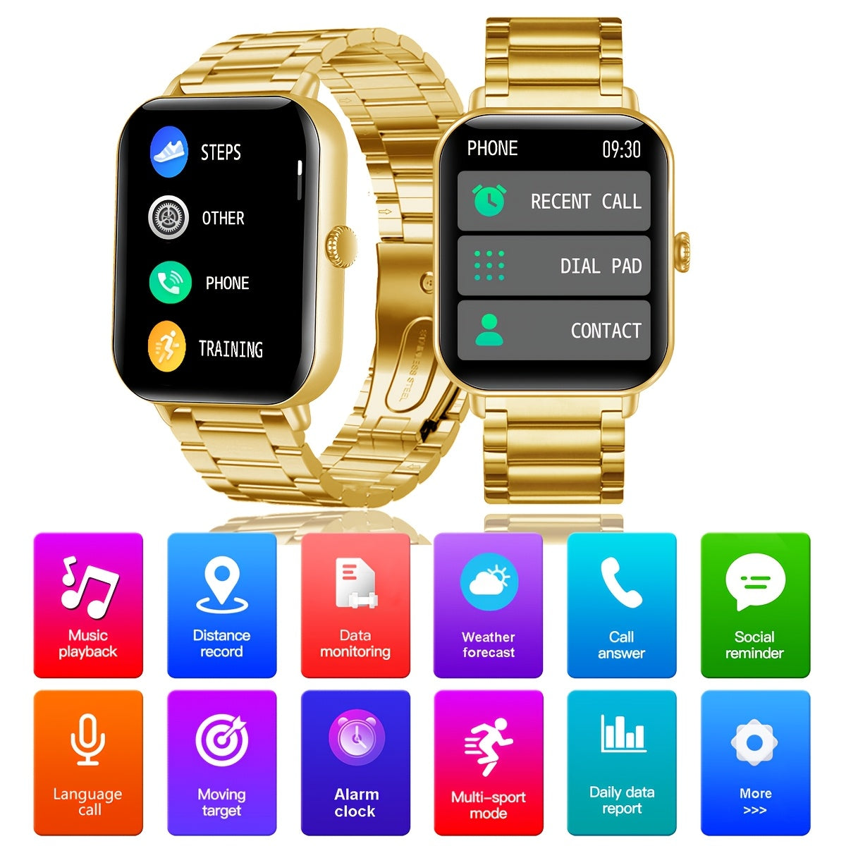 Montre Connectée 1,83” – Appels, Style &  Liberté ⌚🔥