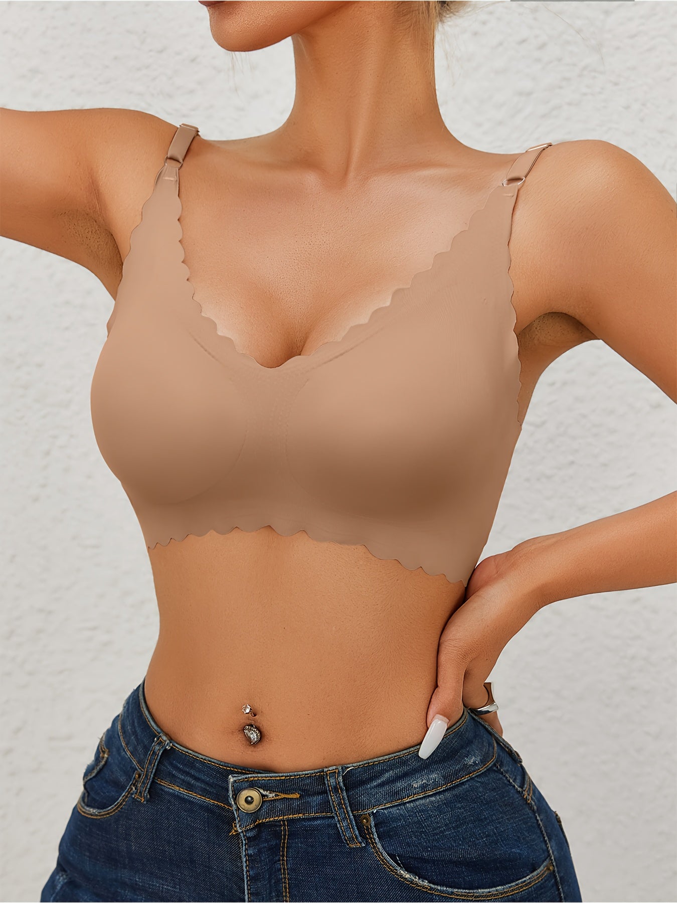 Lot de 6 Soutiens-Gorge Push-Up Sans Coutures Femme - Confort & Maintien
