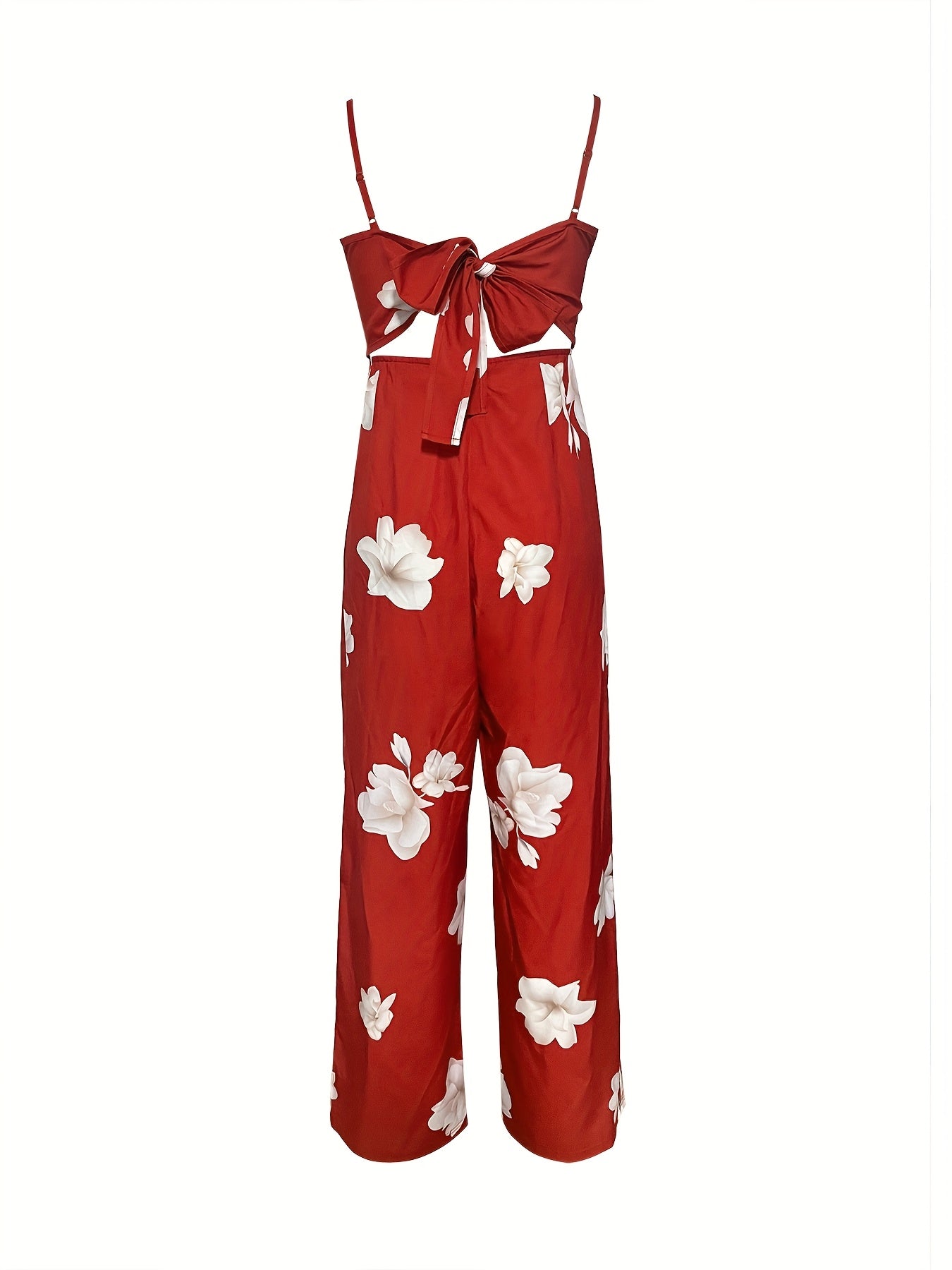 Combinaison Femme Elegante Imprime Floral Bretelles Spaghetti – Style Ete Chic | 3 Coloris, S au XXL